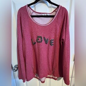 ❤️Cato “Love” Sweater Size 24W❤️